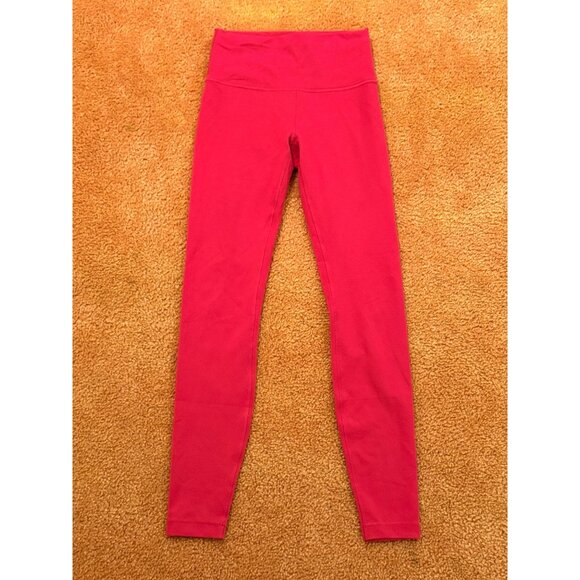 NWOT Lululemon Wunder Train High-Rise Tight 28" Ripened Raspberry Leggings 6 - Picture 2 of 11